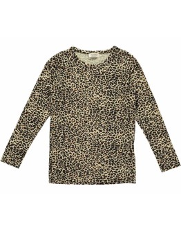 MARMAR COPENHAGEN - Longsleeve Leo Tee - Brown leo