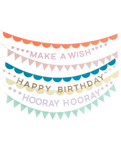 MERI MERI - Rainbow Birthday Garland