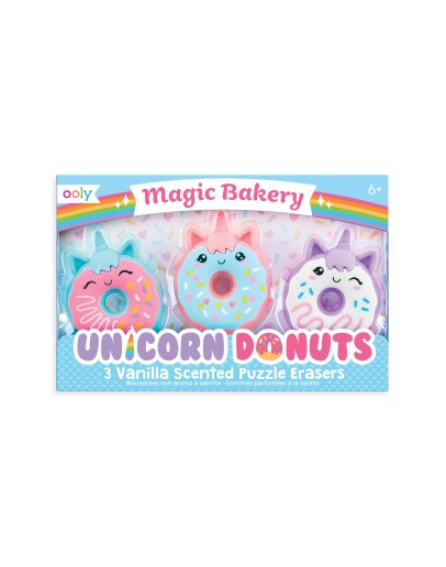 OOLY - Magic Bakery Unicorn Donuts Scented Erasers