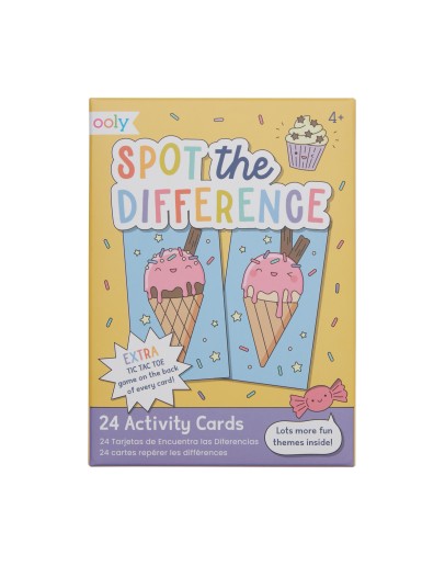 OOLY - Paper Games Activity Cards – Spot The Difference