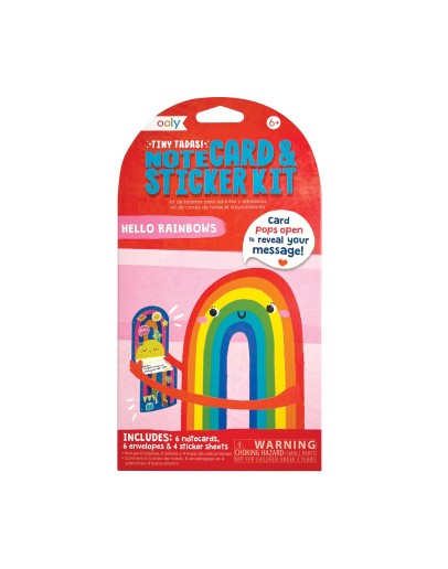 OOLY - Tiny Tadas! Note Cards & Sticker Set – Hello Rainbows