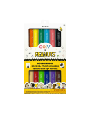 OOLY - x Peanuts: Double-Ended Brush & Stamp Markers (Set of 6 / 12 Colors)