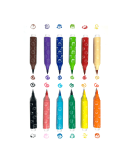 OOLY - x Peanuts: Double-Ended Brush & Stamp Markers (Set of 6 / 12 Colors)