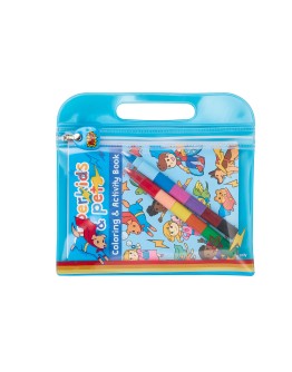 OOLY - Mini Traveler Coloring & Activity Kit – Superkids & Pets