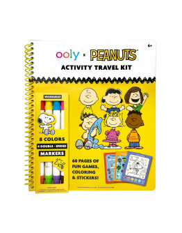 OOLY - x Peanuts: Snoopy Activity Travel Kit with Double Ended Markers