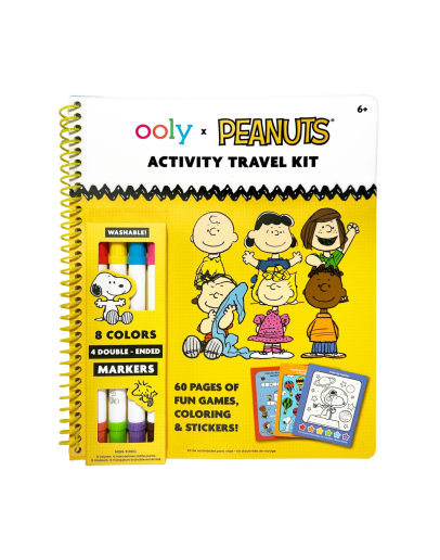 OOLY - x Peanuts: Snoopy Activity Travel Kit with Double Ended Markers OOLY - x Peanuts: Snoopy Activity Travel Kit with Double Ended Markers