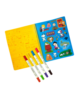OOLY - x Peanuts: Snoopy Activity Travel Kit with Double Ended Markers