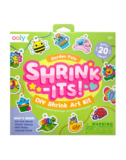 OOLY - Shrink-Its! D.I.Y. Shrink Art Kit – Garden Pals