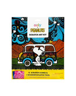 OOLY - x Peanuts: Scratch Art Kit (13 PC Set)