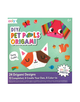 OOLY - D.I.Y. Pet Pals Origami – Set of 24 Designs