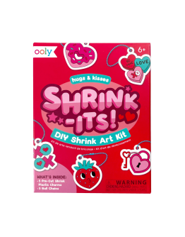 OOLY - Mini Shrink-Its! D.I.Y. Shrink Art Kit – Hugs & Kisses