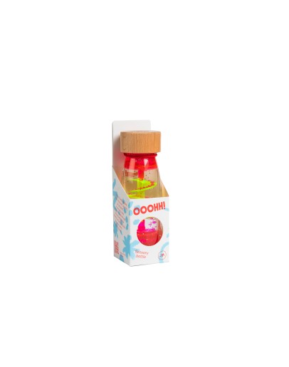 PETIT BOUM - Sensorische Fles - Spiraal roze PETIT BOUM - Sensorische Fles - Spiraal roze