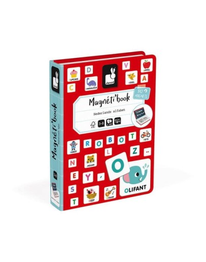 JANOD - Magnetibook Alfabet Nederlandstalig! - 3 jr +