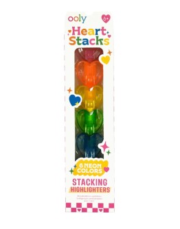 OOLY - Heart Stacks: Stacking Highlighters in box