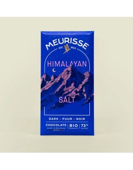 MEURISSE - Biologische pure chocolade met Himalayazout (100g)