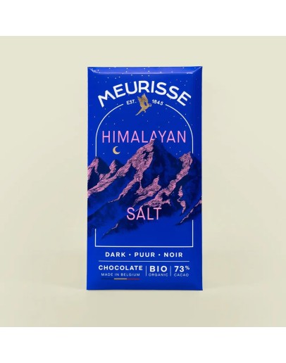 MEURISSE - Biologische pure chocolade met Himalayazout (100g)