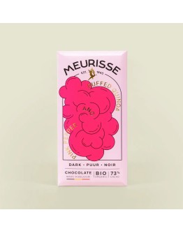 MEURISSE - Biologische pure chocolade met gepofte quinoa en roze peper (100g)