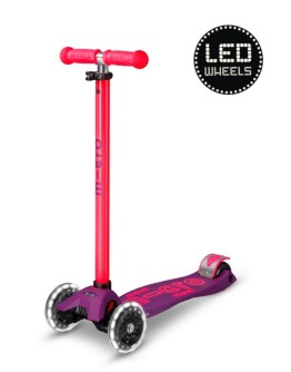 MICRO STEP - Maxi micro step Deluxe  LED - Paars Roze neon