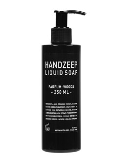 MIJN STIJL - Handzeep parfum Woods 250 ml (zwarte fles)