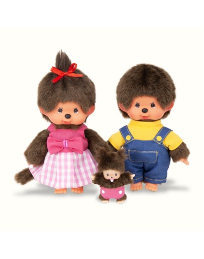 MONCHHICHI - Familie Monchhichi (set) - 20cm