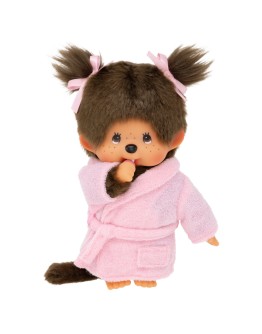 MONCHHICHI - Meisje in badjas - 20cm