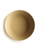 MUSHIE - Kom rond - set van twee - Mosterd