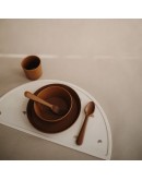 MUSHIE - Bord rond - set van twee - Caramel
