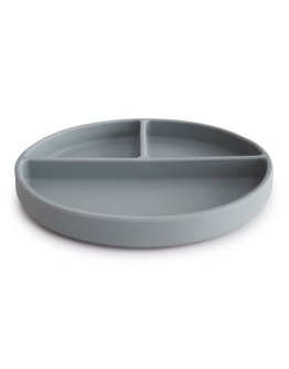 MUSHIE - Siliconen bord met zuignap - Stone