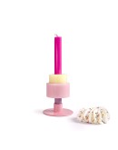 NOT THE GIRL WHO MISSES MUCH - Kandelaar MINI metaal POP Lichtroze