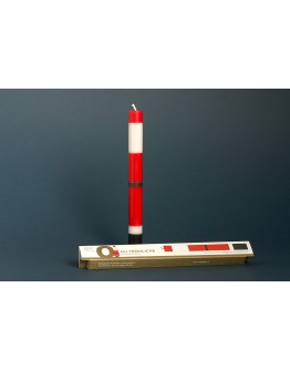 NOT THE GIRL WHO MISSES MUCH - Kaars meerkleurig 'Santa Claus'