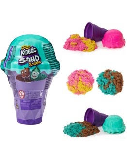 KINETIC SAND - Ijshoorntjeshouder met geurend speelzand - 113 gram