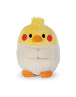 NICI - Mymochi set - Cockatiel Chipsy with hobbyhorse and knight armour costume