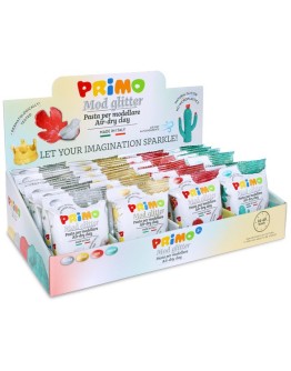 PRIMO - Boetseerklei met glitter - 250 g