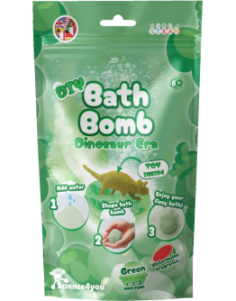 SCIENCE 4 YOU - Bath Bombs DIY Green Bag