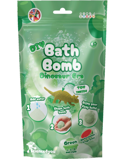 SCIENCE 4 YOU - Bath Bombs DIY Green Bag SCIENCE 4 YOU - Bath Bombs DIY Green Bag