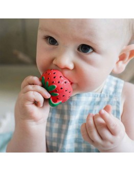 OLI & CAROL - Sweetie the Strawberry Mini baby teether