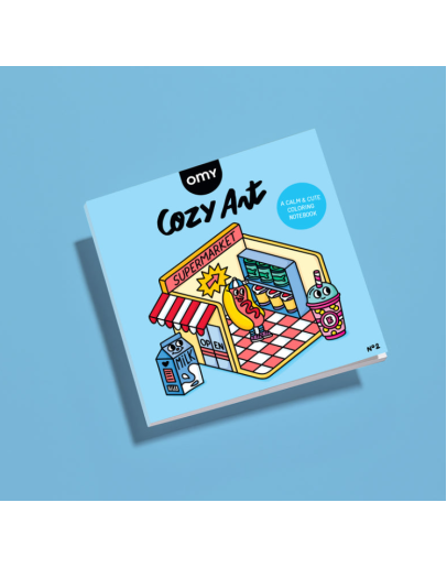 OMY - Cozy Art - Kleurboek Super Market OMY - Cozy Art - Kleurboek Super Market