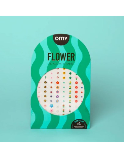 OMY - Nail Art stickers - FLOWER