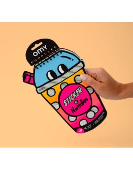 OMY - Sticker op nummer – Bubble Tea