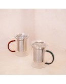 ONA - Theebeker LIV - 43cl met filter en deksel - Amber ONA - Theebeker LIV - 43cl met filter en deksel - Amber