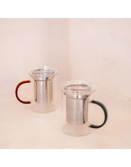ONA - Theebeker LIV - 43cl met filter en deksel - Amber