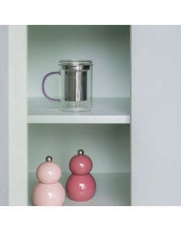 ONA - Theebeker LIV - 43cl met filter en deksel - Paars