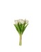 Kunst tulpen boeket - 7 stuks - Wit - Small