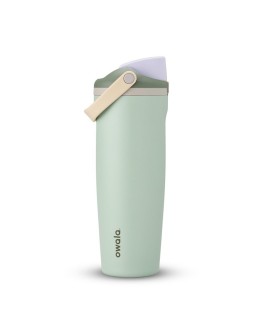 OWALA - Waterfles FreeSip Sway 890 ml - Eucalyptus