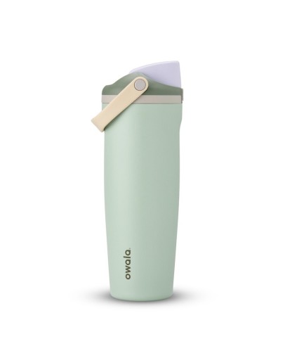 OWALA - Waterfles FreeSip Sway 890 ml - Eucalyptus