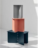 PUIK - Hinge medium Sidetable - Pink - SHOWROOM SALE