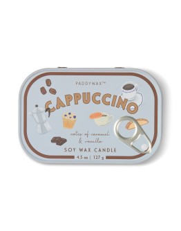 PADDYWAX - Bistro 4.5 oz Tin Candle - Cappucino
