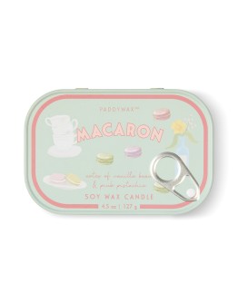PADDYWAX - Bistro 4.5 oz Tin Candle - Macaron