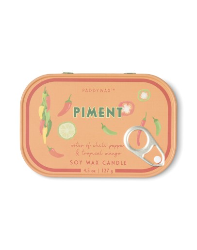 PADDYWAX - Bistro 4.5 oz Tin Candle - Piment PADDYWAX - Bistro 4.5 oz Tin Candle - Piment