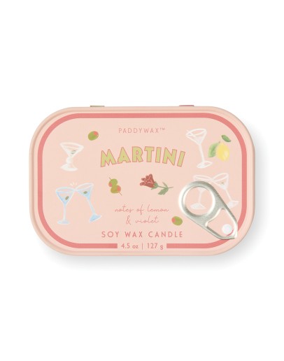 PADDYWAX - Bistro 4.5 oz Tin Candle - Martini PADDYWAX - Bistro 4.5 oz Tin Candle - Martini